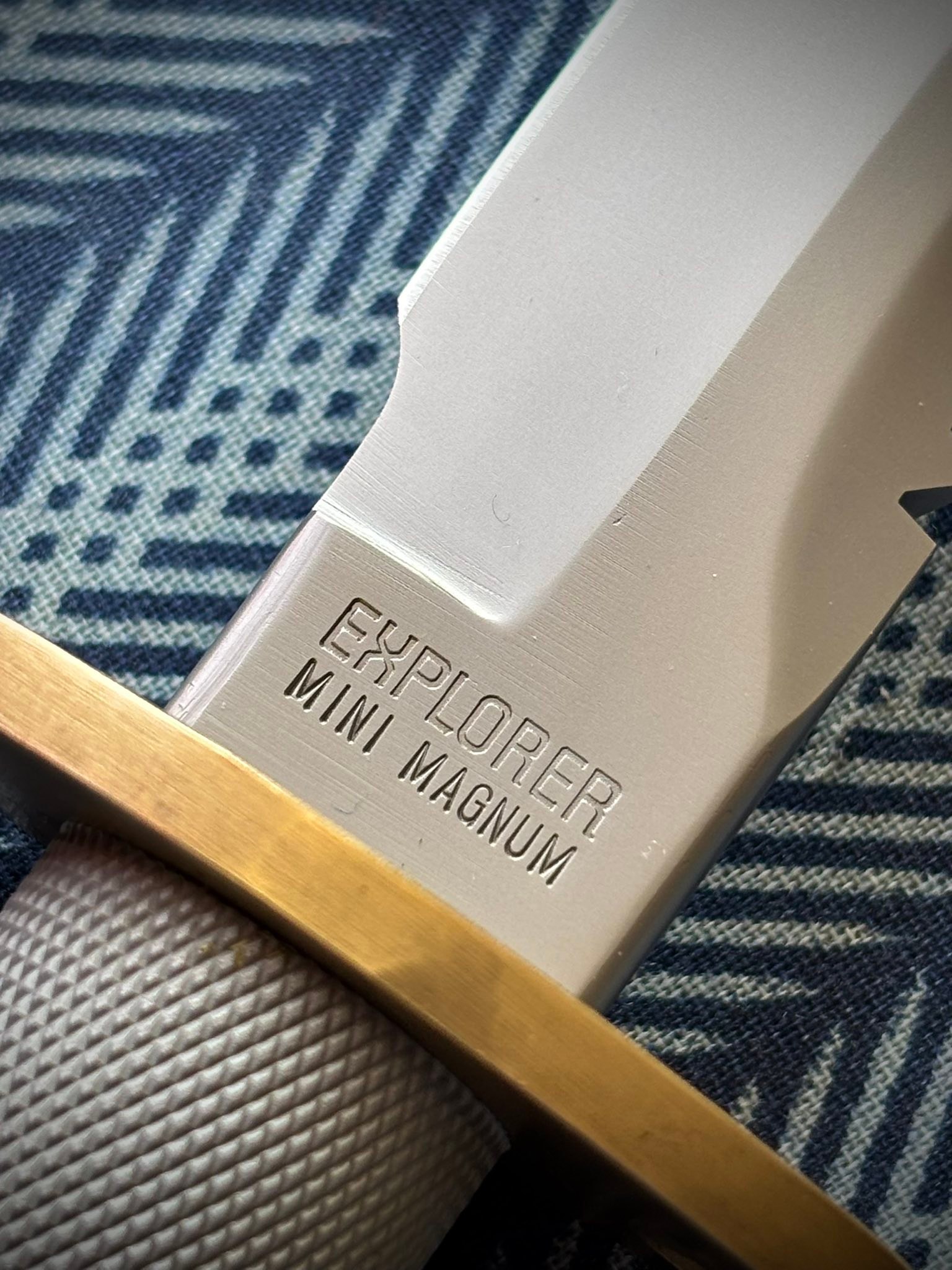 Gutmann explorer mini magnum survival knife
