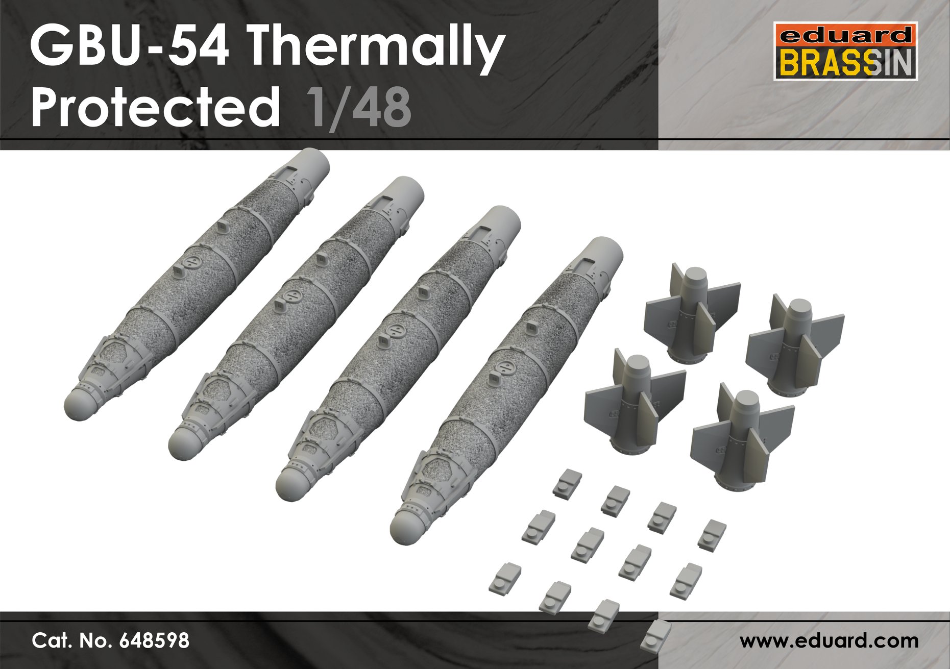 🇬🇧 A Brassin set of 1/48 scale GBU-54 guided bombs used on A-10