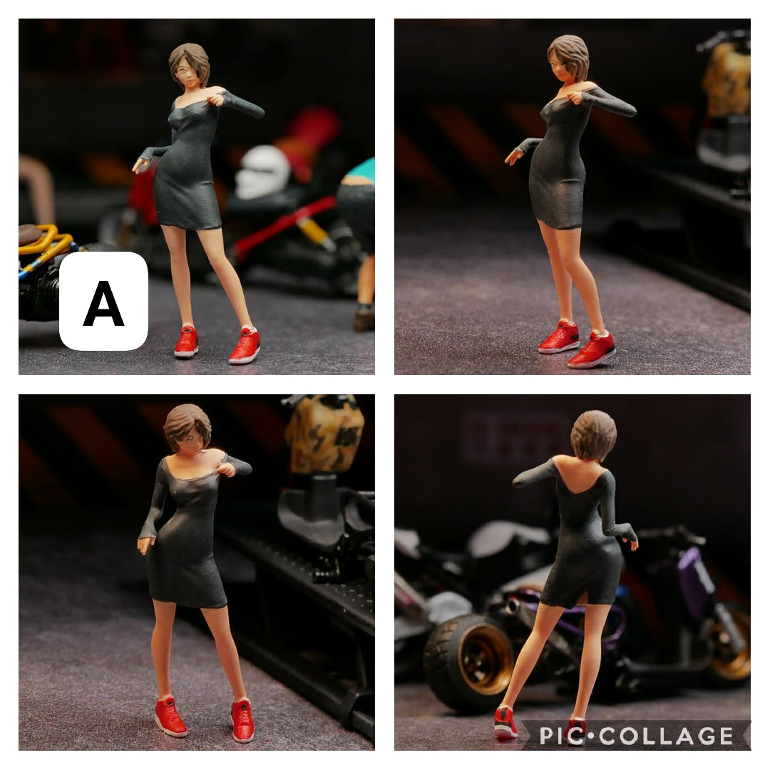 Figure Miniature 1/64 - Reporter E Cameraman, Per Diorami, Collezioni, Foto, 2 Pezzi