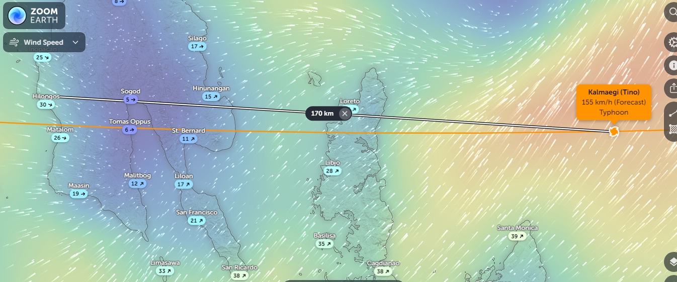 Adones Luzon - UNOFFICIAL UPDATE OF TYPHOON TINO as of... | Facebook