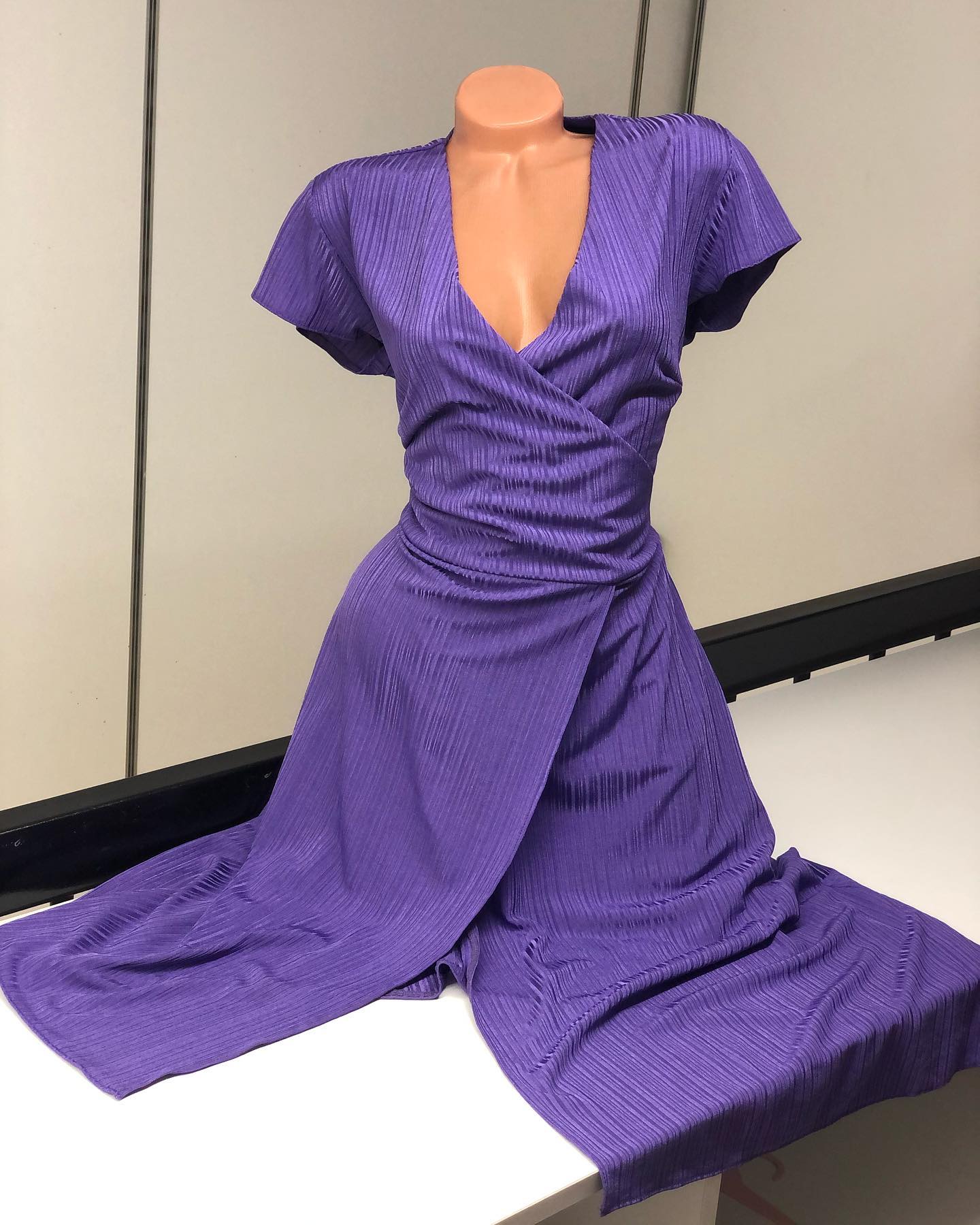 open lace back dress Lilac Asymmetric Thigh Split Maxi Dress  AX Paris