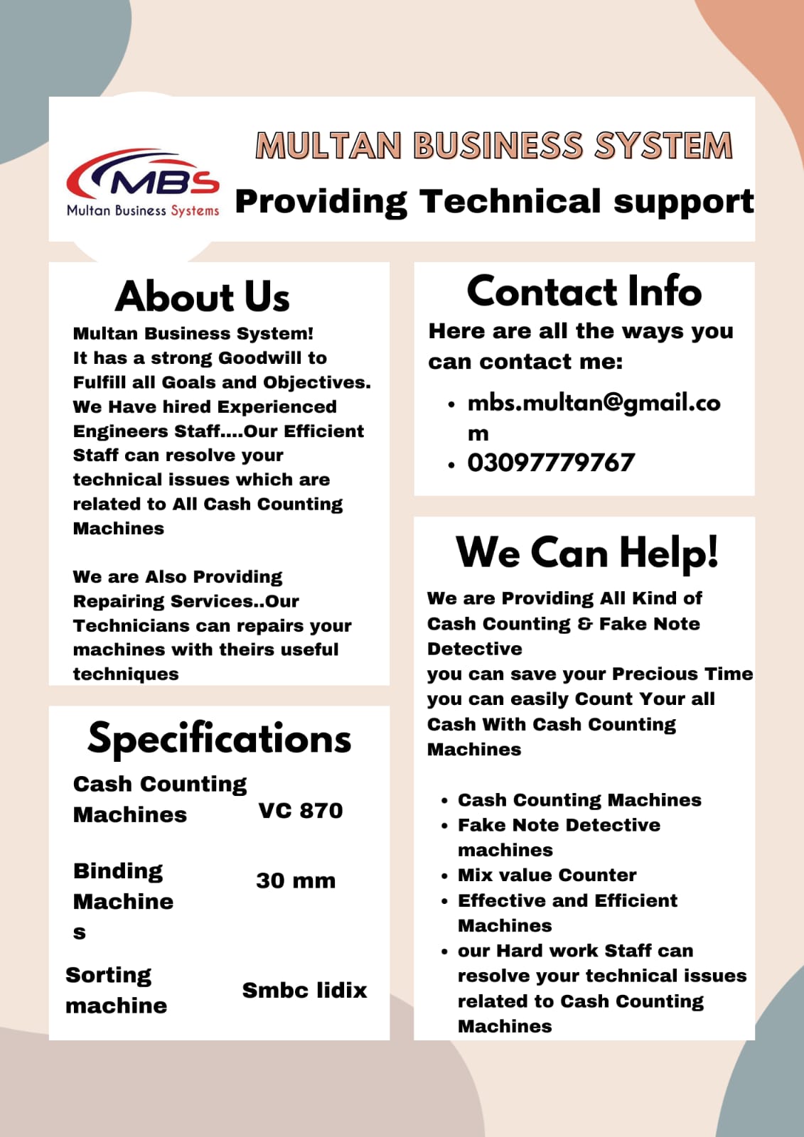 Cash Counting Machine | Multan