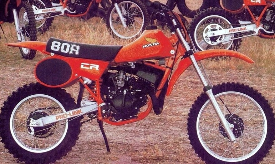Honda's all-new CR80R for 1982. #RideRed