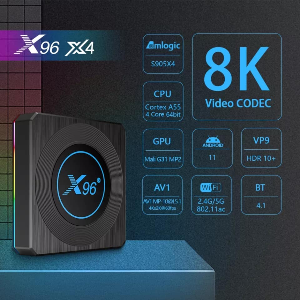 GTech Store.SV - 🔴NUEVO MODELO EN TV BOX. X96 X4. COSTO...