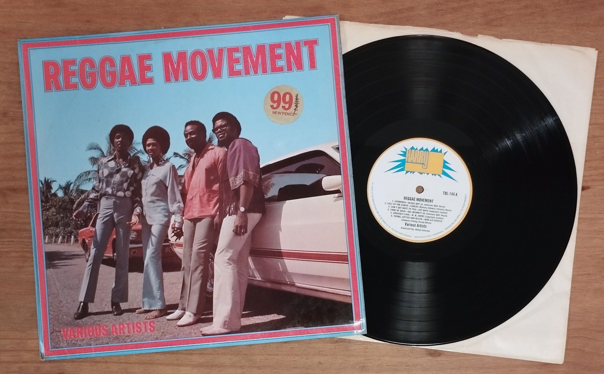 Reggae music compilation from the 1970s era