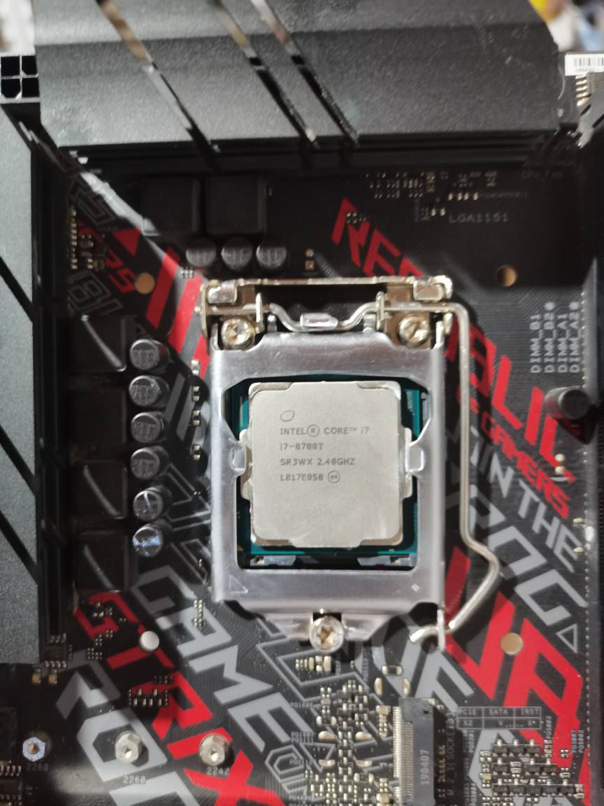 Bundle (Board+Processor+Ram) Intel core i7 8700T (8th Gen) HyperX