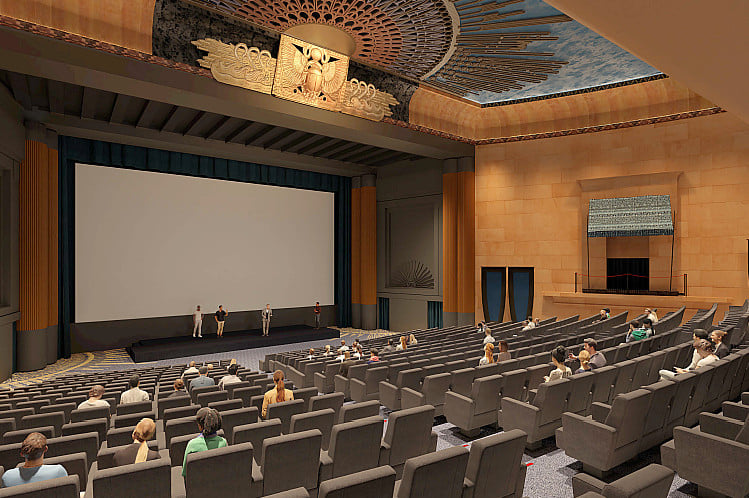 The Netflix Egyptian re-design,... - Los Angeles Theatres