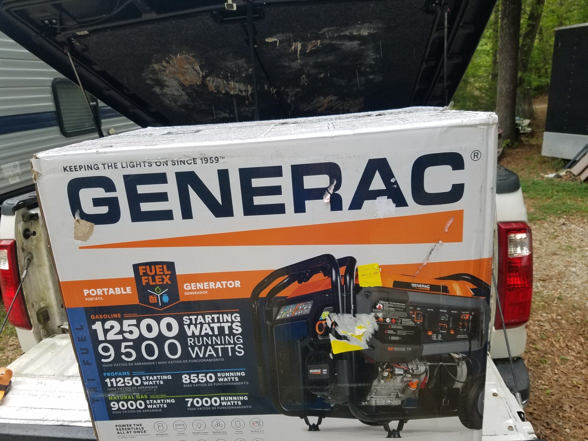 Generac GP Series 12,500 Watt (120 / 240V) Electric Button / Recoil ...