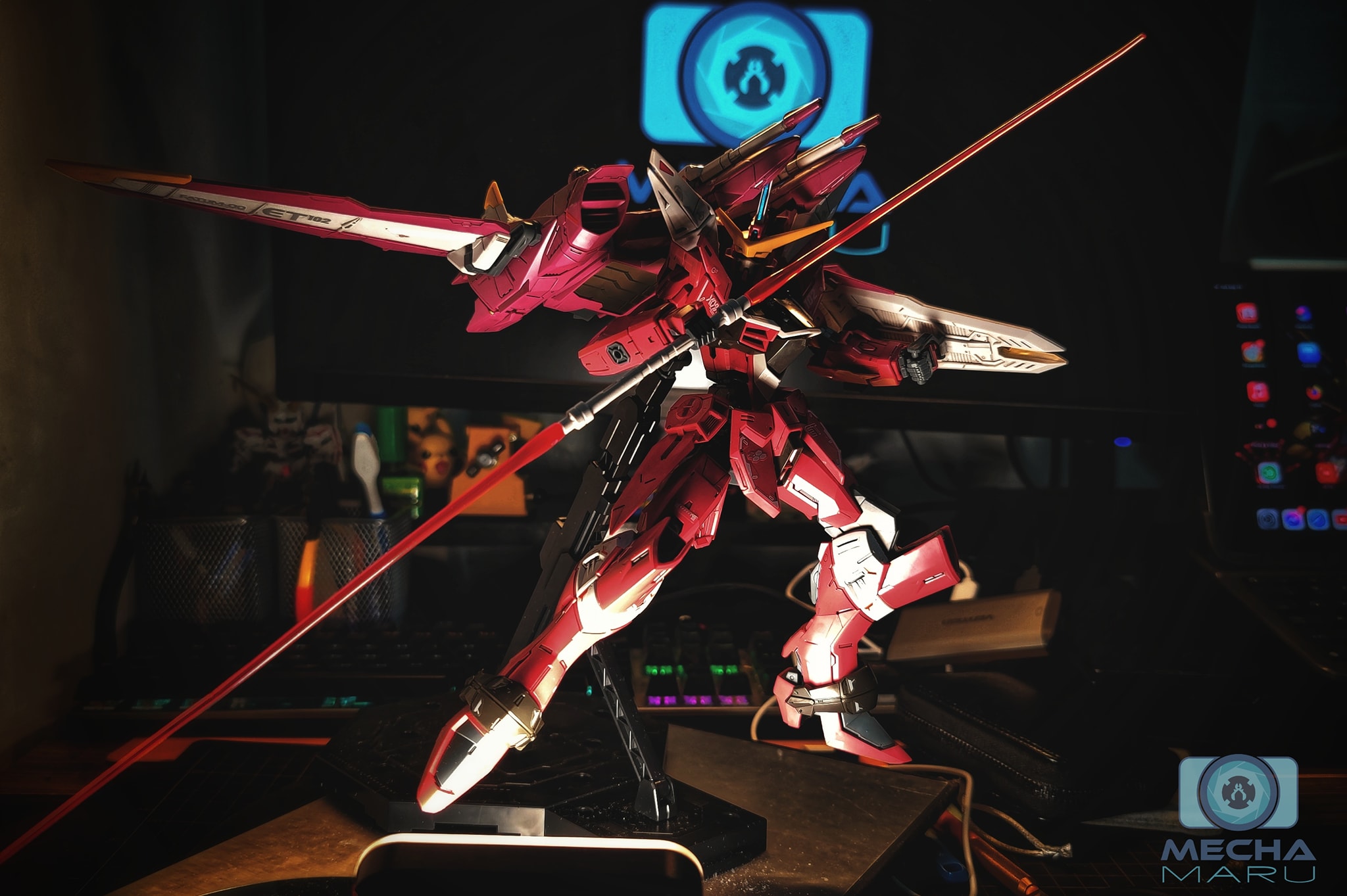 MG Justice Gundam straight build... - MechaMaru Studio