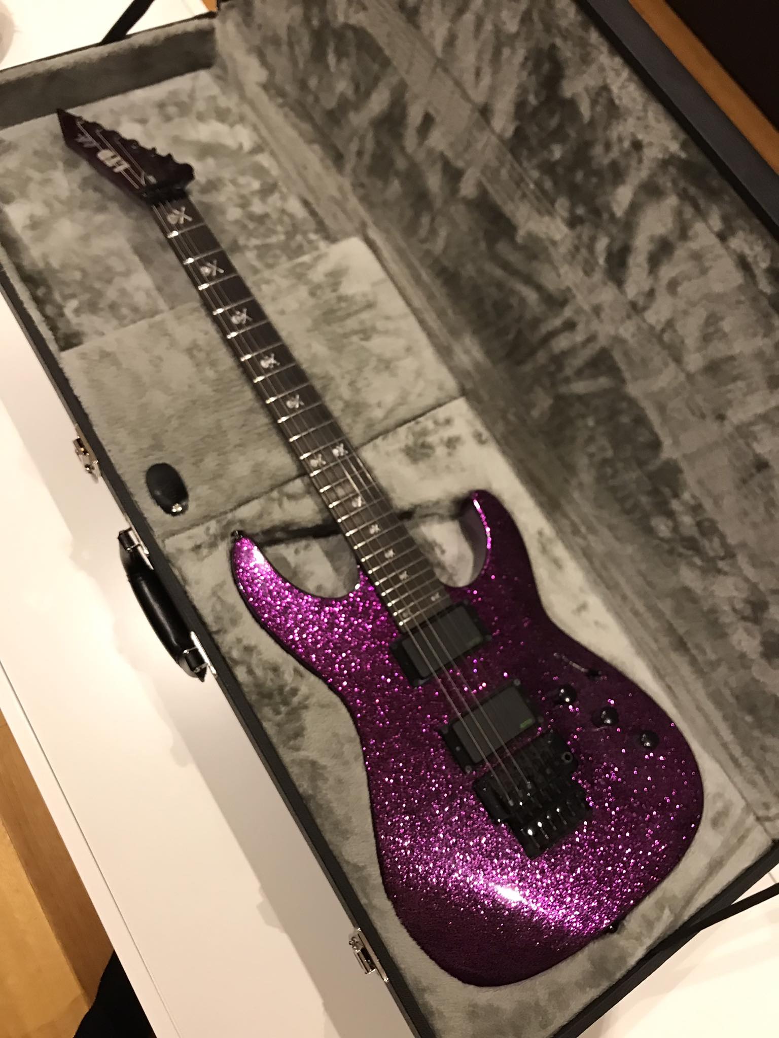 LTD purple sparkle guitar review