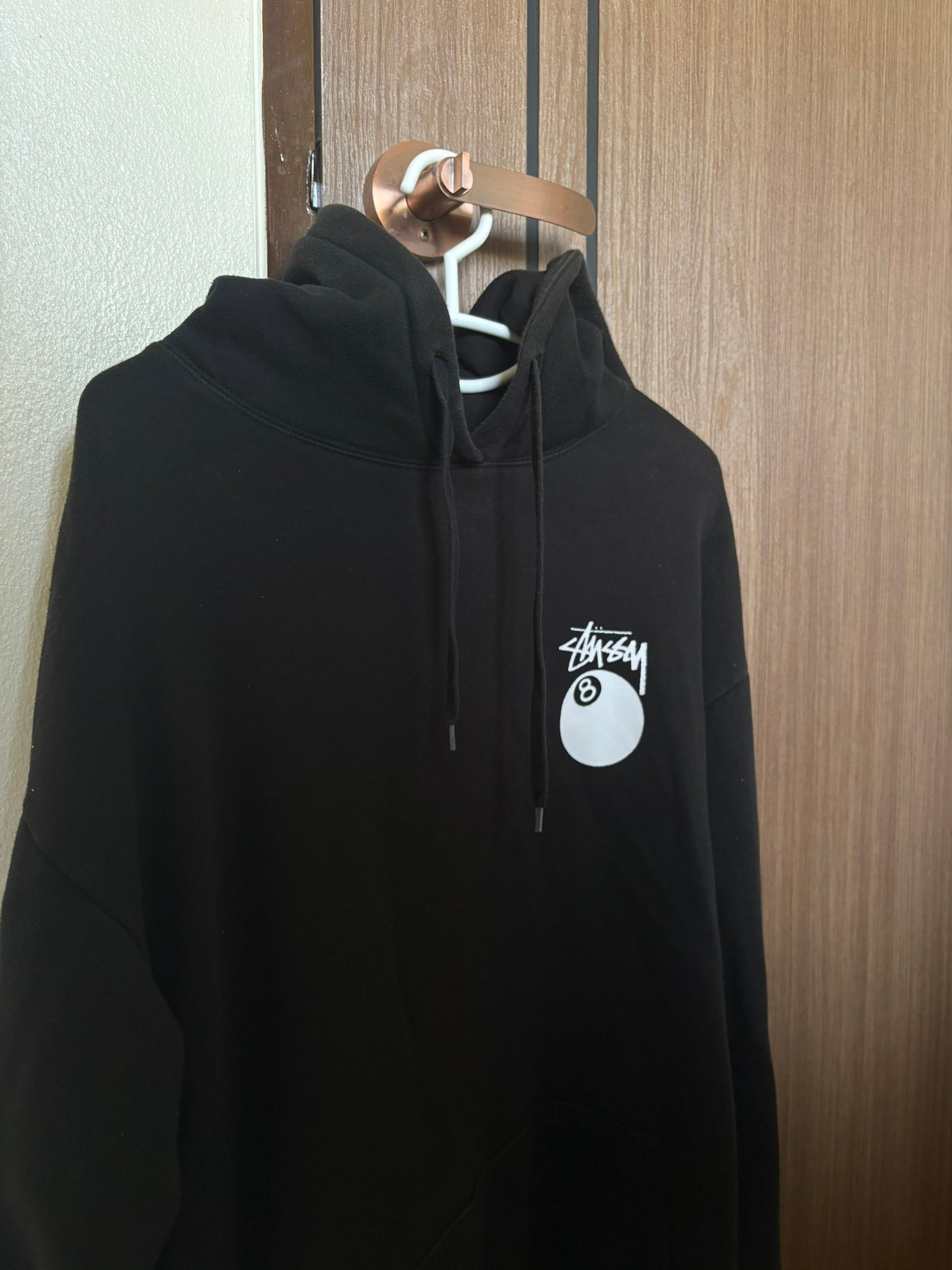 stussy test strike fleece hoodie ( Size L )