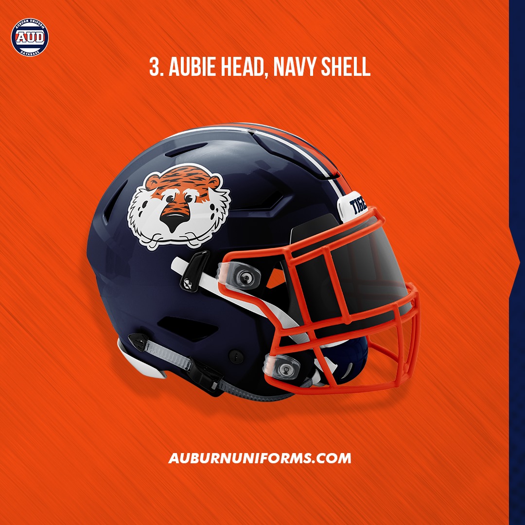 auburn tigers motorcycle helmet Riddell Speed Replica  The Speedy Cheetah point chinstrap with Cam AHS FOOTBALL: Head Coach Adam