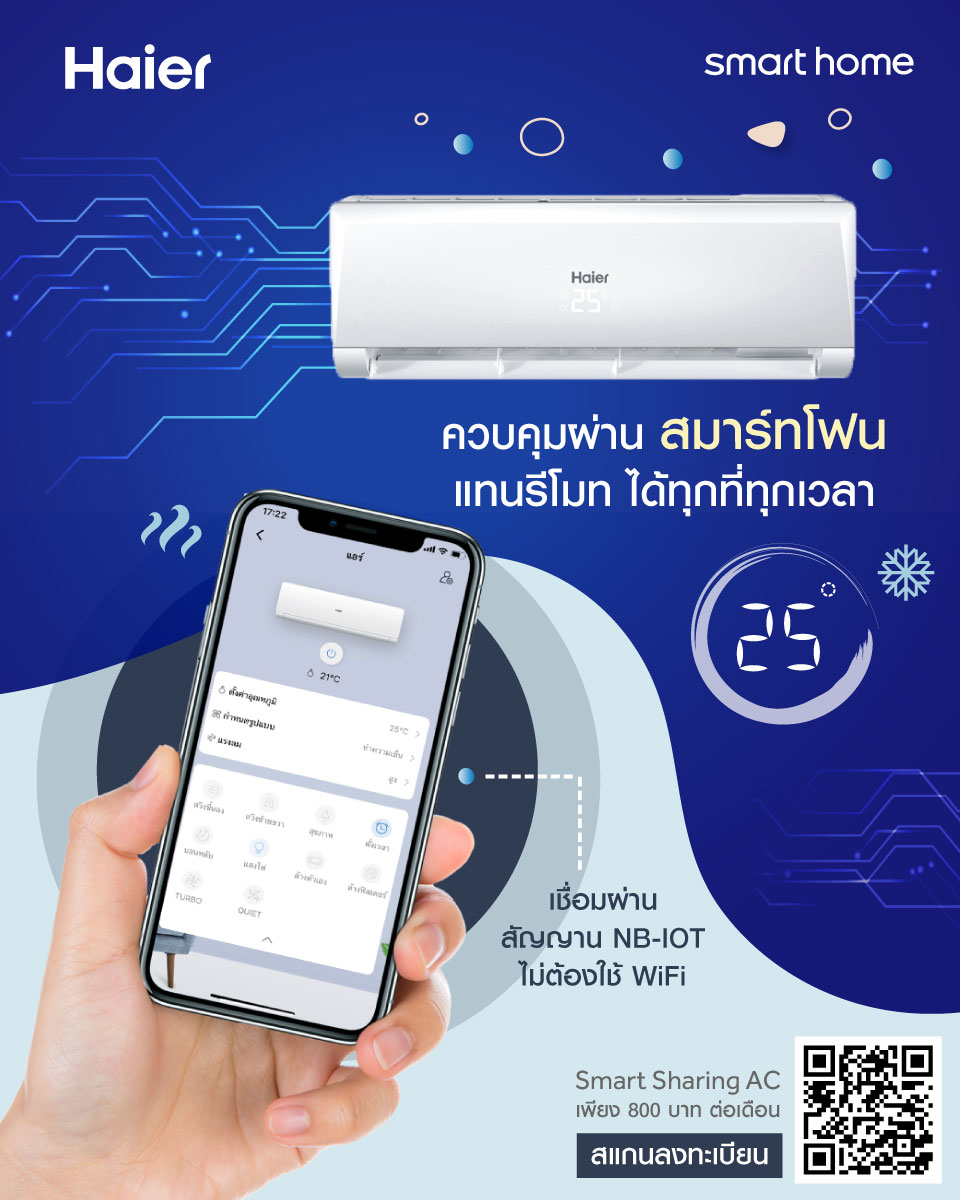 Haier - อย่ารอช้า..หนาวนี้ก็ติดแอร์ได้...