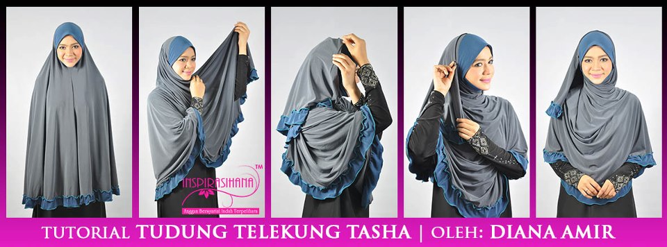 Cara Pakai Tudung Tutorial