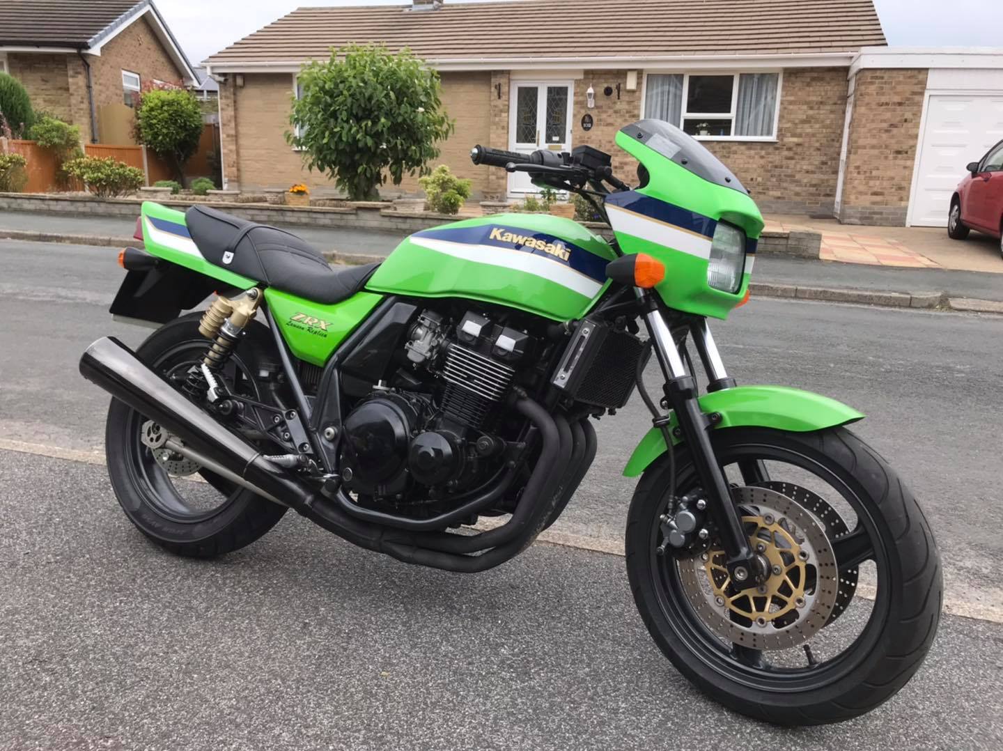 Check out this 1994 Kawasaki ZRX 400 with 12 months MOT, recently