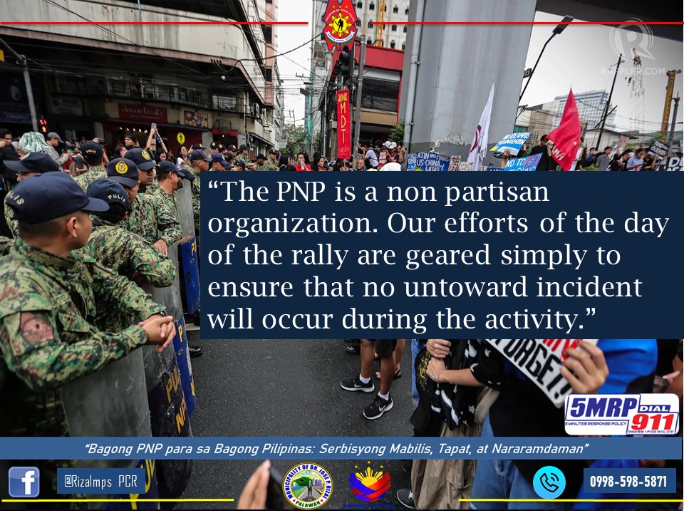 RizalMPS - The PNP is a non partisan organization. Our efforts of the ...