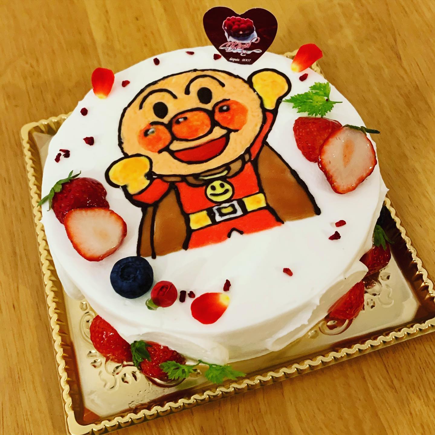 本日は 久しぶりにキャラデコ アンパンマン の御予約でした ボヌール タルト専門店 Bonheur Facebook