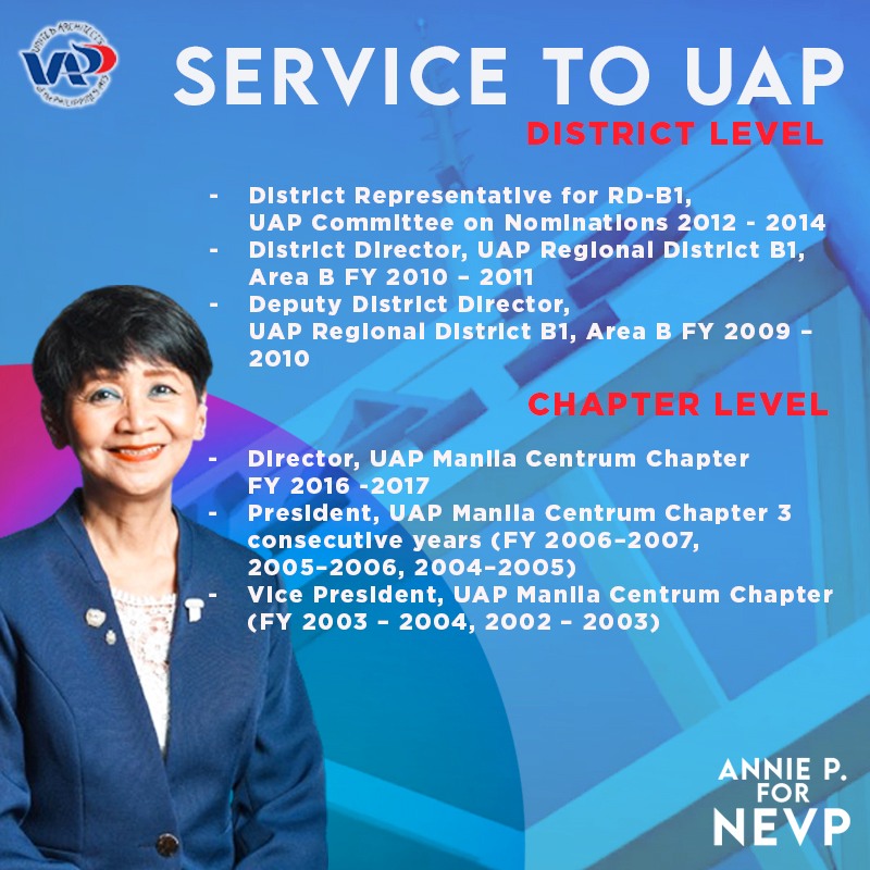 UAP Area B Vice... - UAP Area B Vice President Annie Pugeda