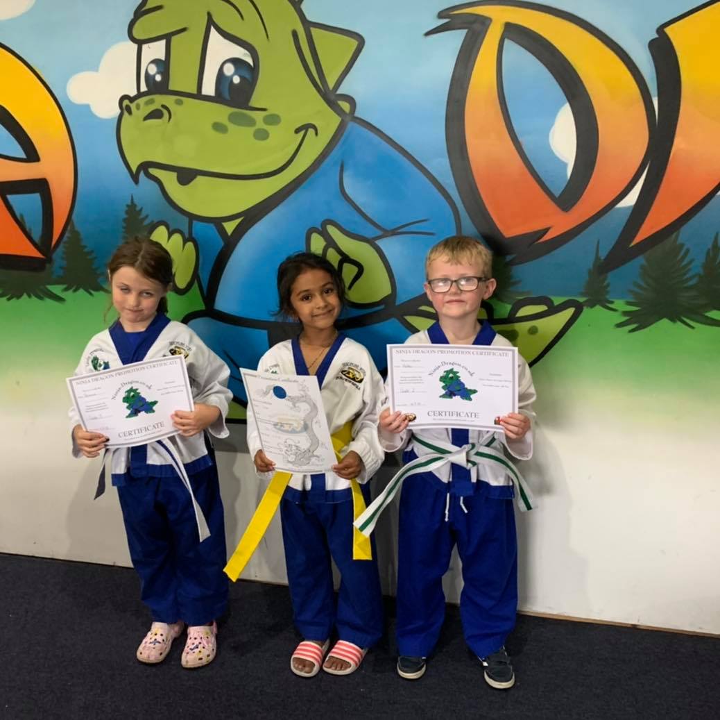 Well done to these... Ninja Dragons Martial Arts Academy