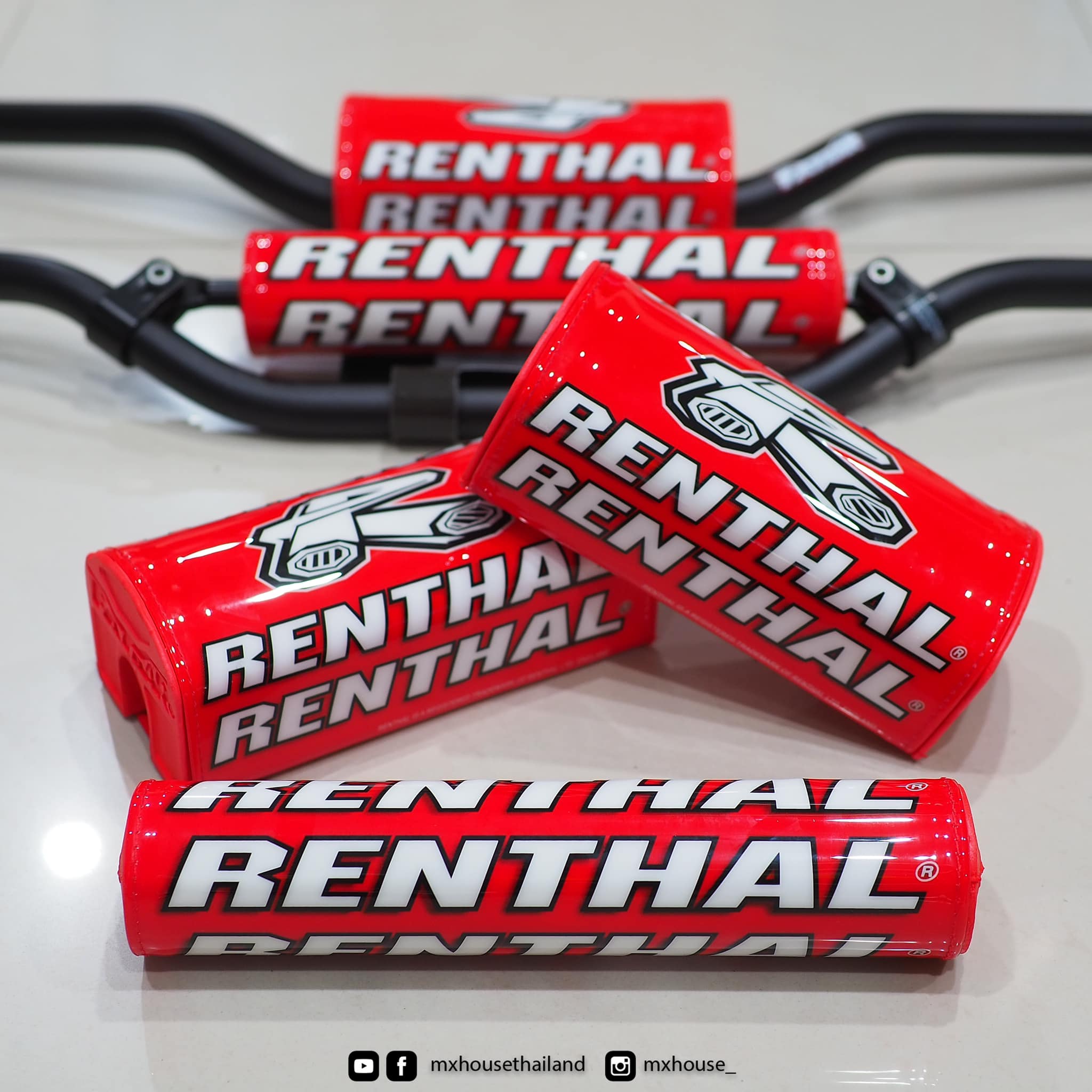 mxhouse - RED 🔴 RENTHAL • นวมแฮนด์ Fatbar : 890 บาท