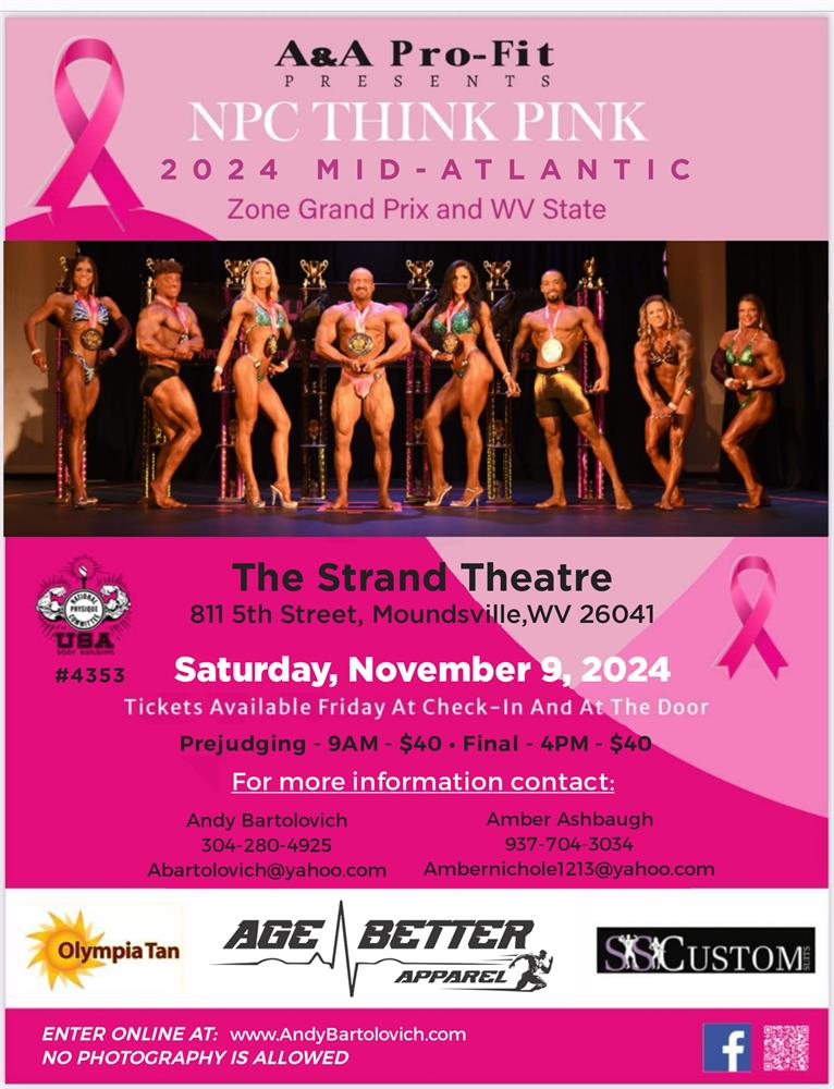 LIVESTReAM$≥ NPC Think Pink Mid-Atlantic Zone Grand Prix and WV State ...