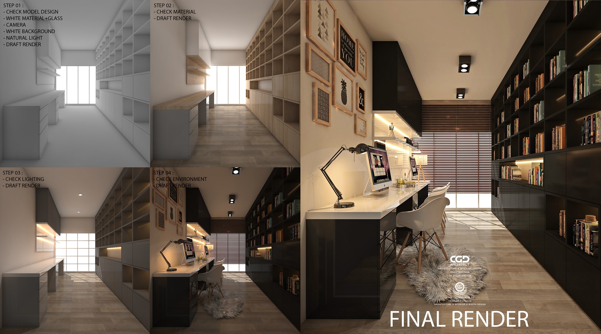 📌ตัวอย่างผลงานที่สร้างใน Class... - CG Design Training Center