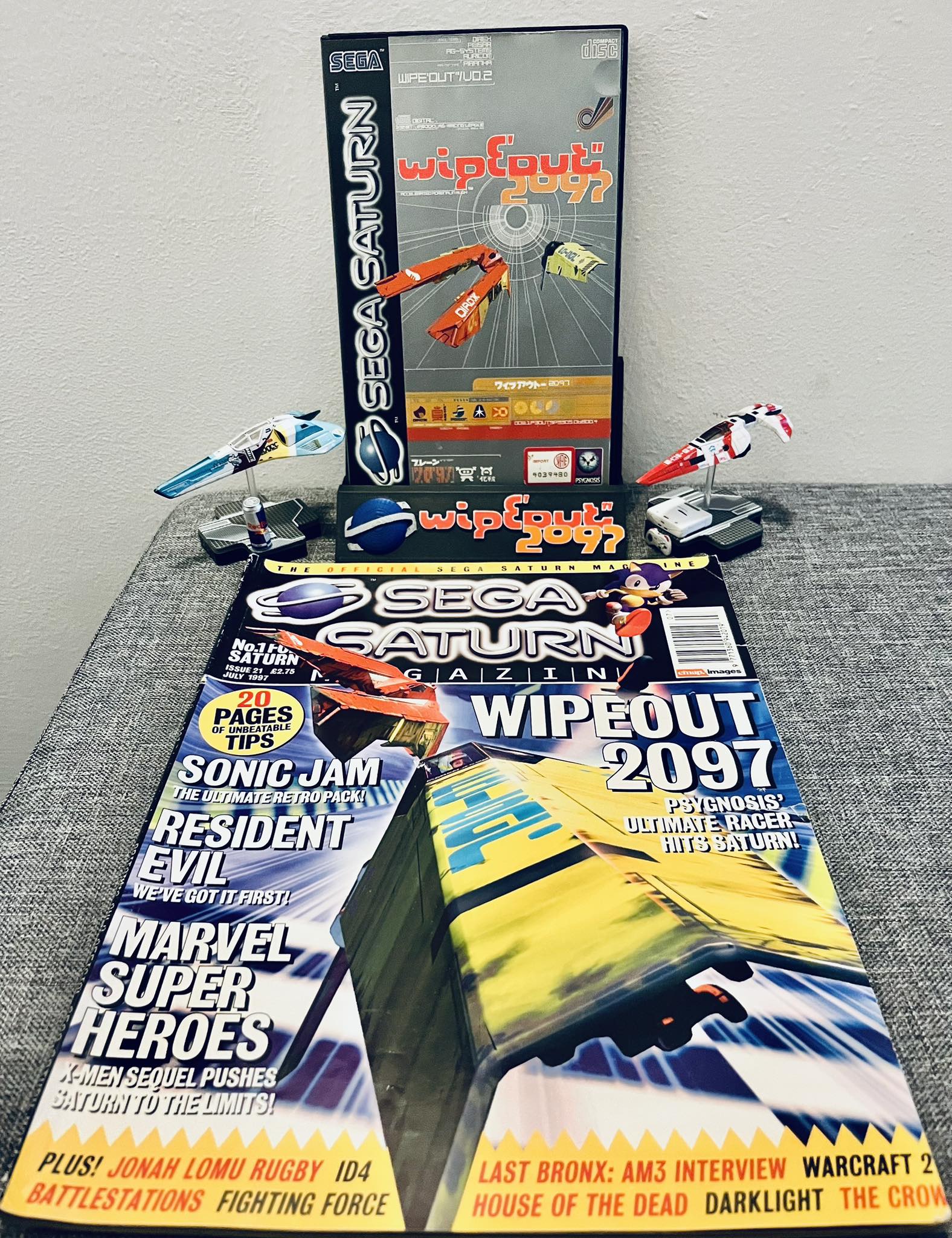 Any WipeOut Fans DIEG 5际色 LPECUTIUDE SEGASATURN 奥副主 SATURN