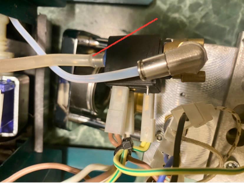 Elettrovalvola 3 Vie In Ottone Per Macchina Da Caff&egrave;, Acqua E Vapore, 230V AC