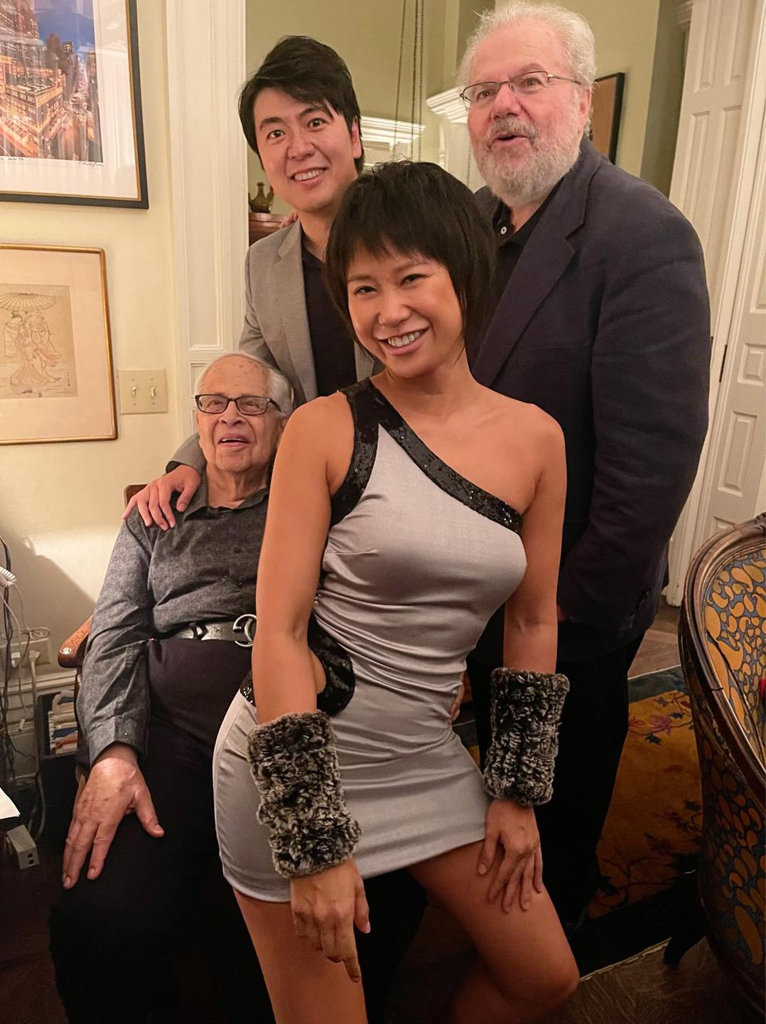 Celebrating the 93rd birthday of our dear Gary Graffman in NYC