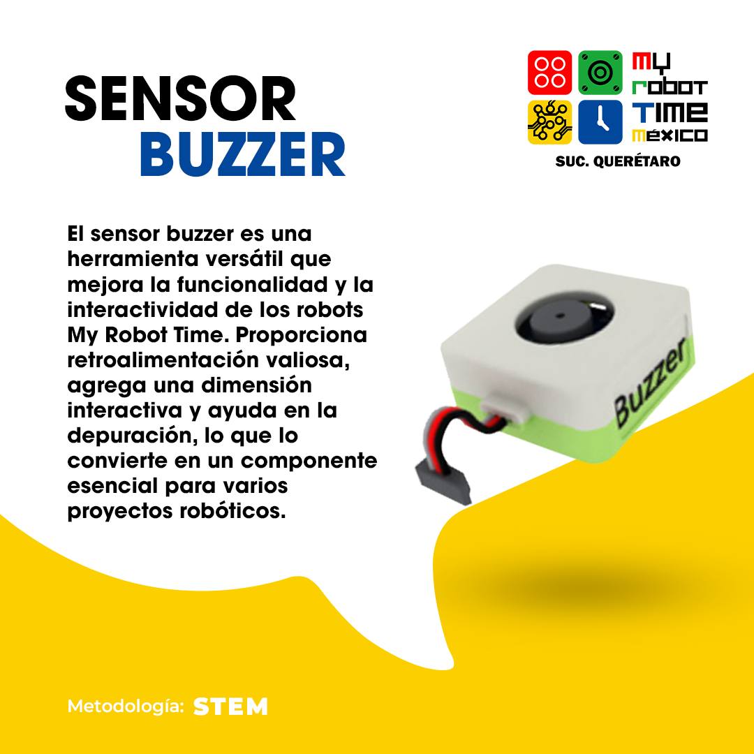 El sensor Buzzer en los kits My... - My Robot Time Querétaro
