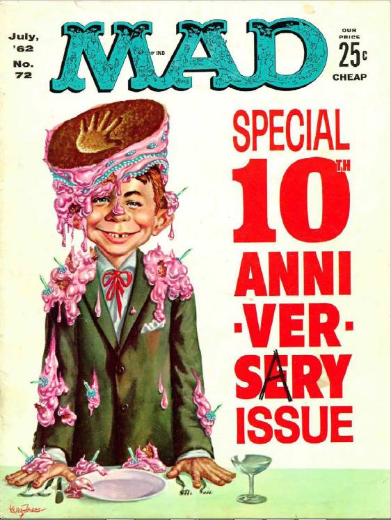Snapshot of Mad Magazines from 1962-68