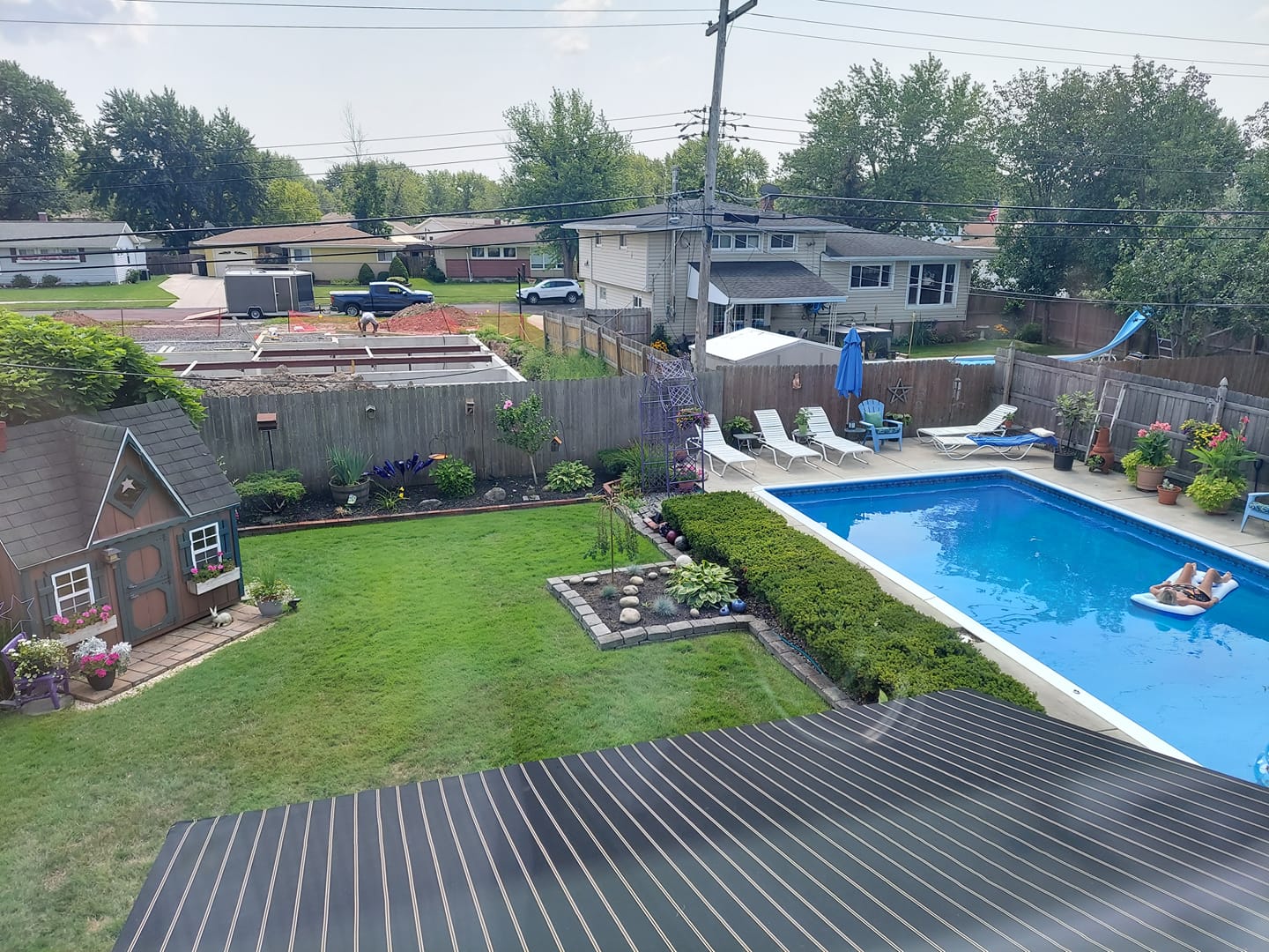 View from our 1907 bungalow in Buffalo, NY