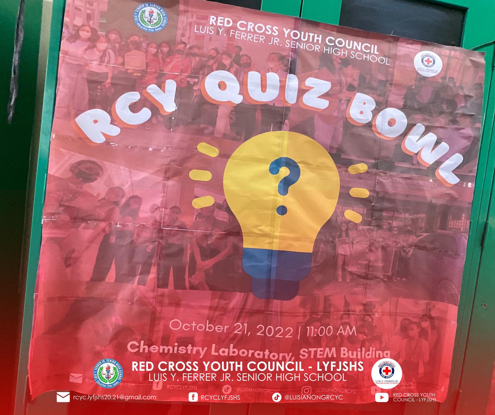 LOOK👀: Yesterday, the RCYC-LYFJSHS successfully executed the RCY Quiz ...
