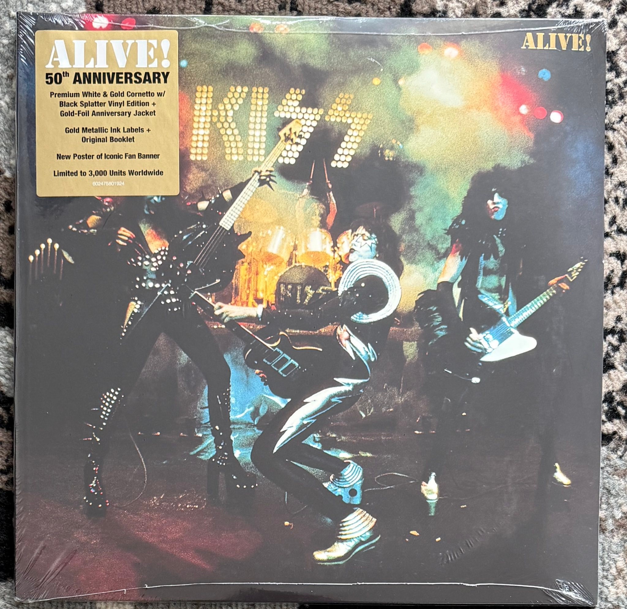 Kiss Alive 50th anniversary vinyl review