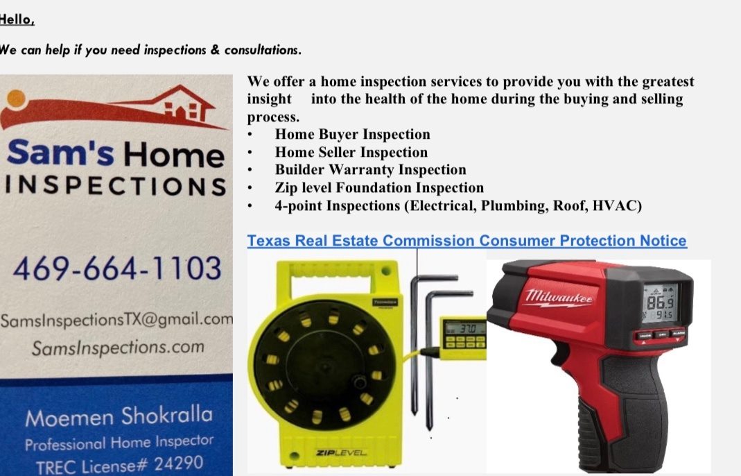 Sam's Home Inspections,PLLC