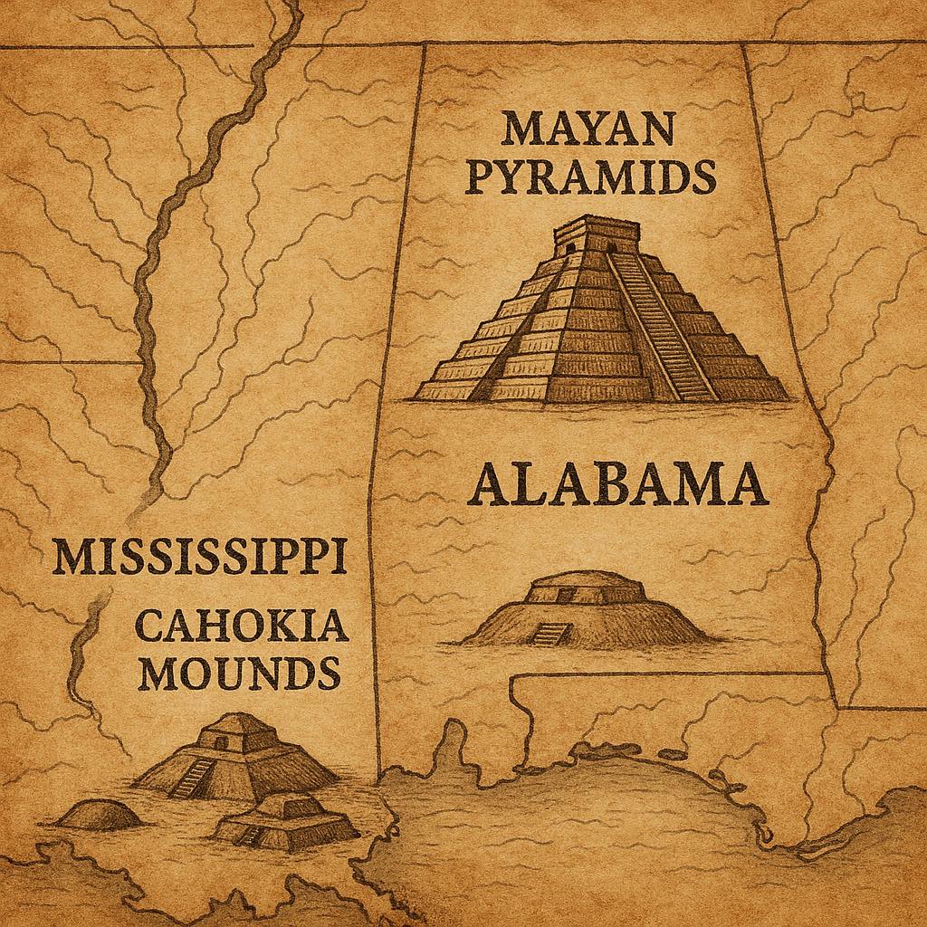 Kep Heru Tamu - Mayan pyramids in Alabama, Mouth of the... | Facebook