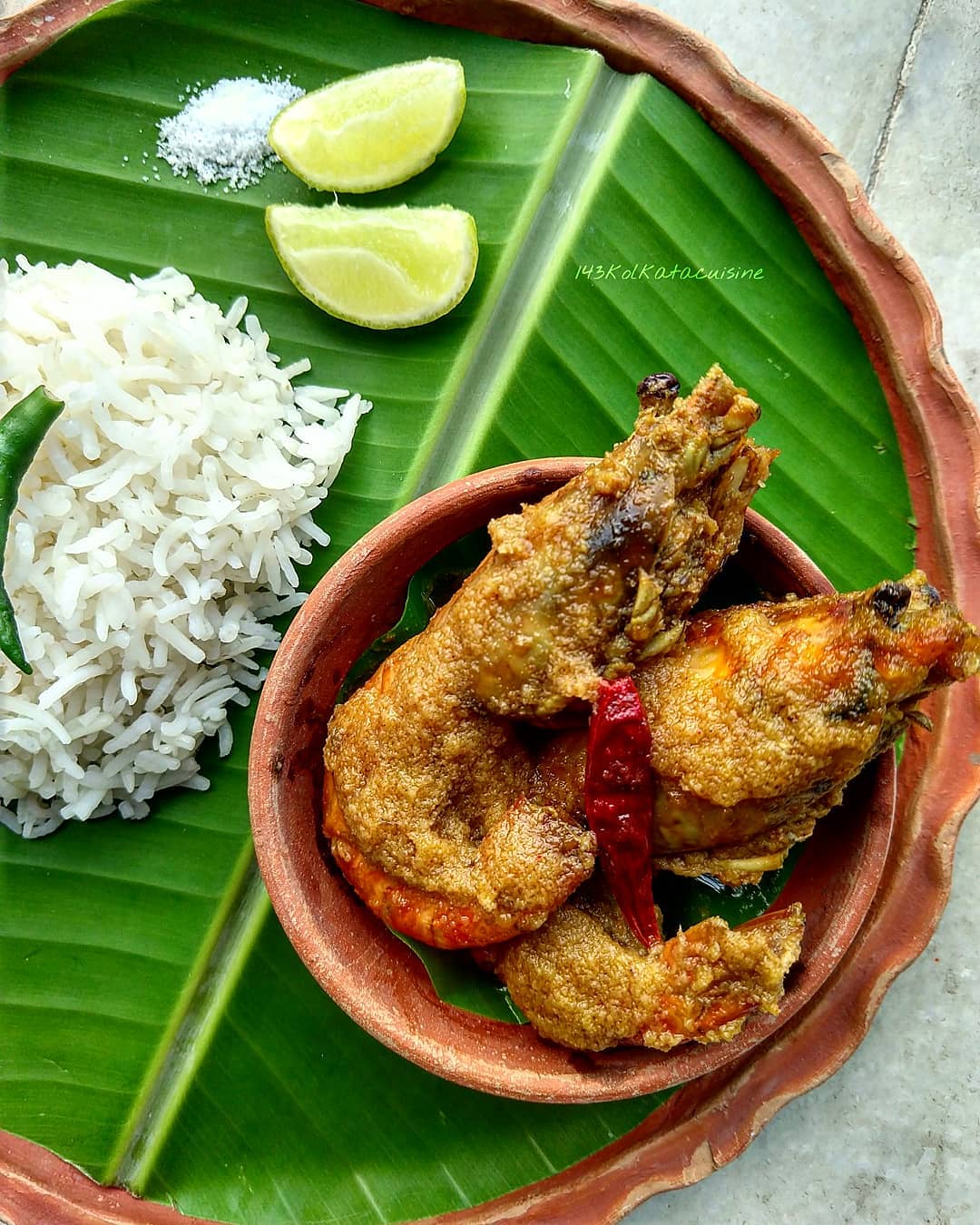 In Frame : BASMATI RICE with PRAWN... - 143Kolkata Cuisine