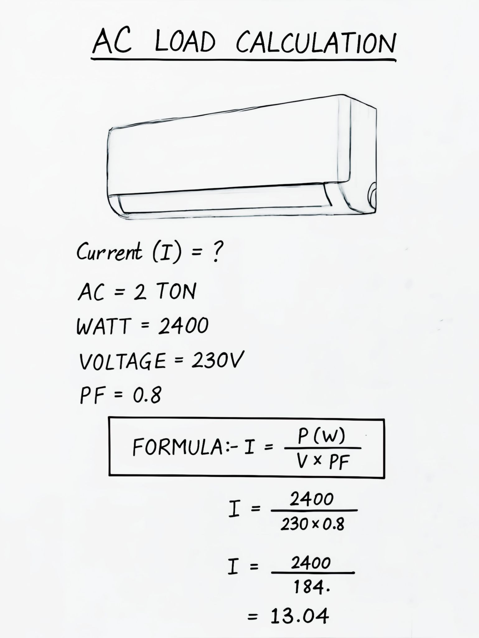 PLC PROGRAMMING | provided outlines a standard electrical calculation ...