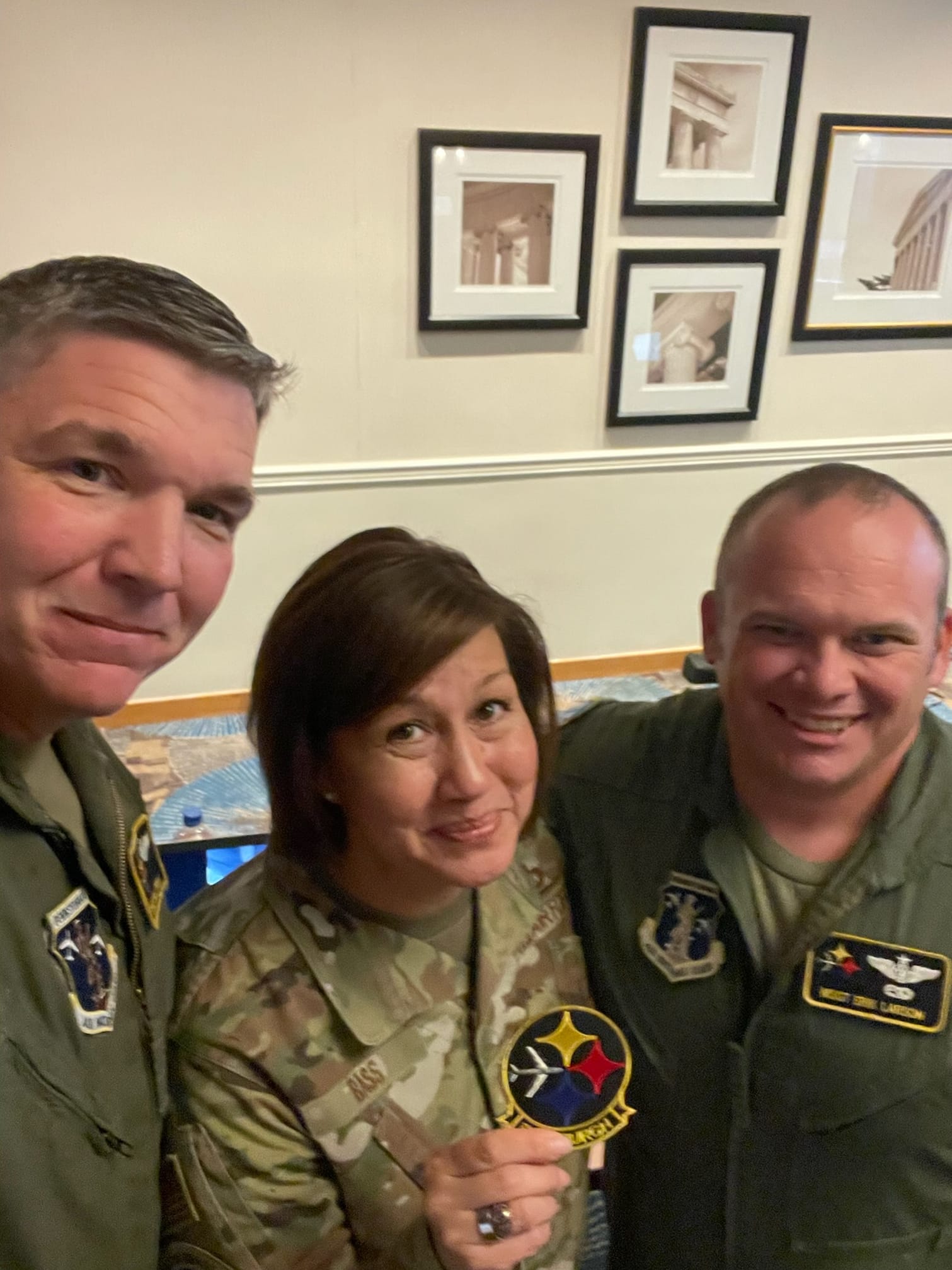 CMSAF JoAnne S. Bass ran into... - 171st Air Refueling Wing | Facebook
