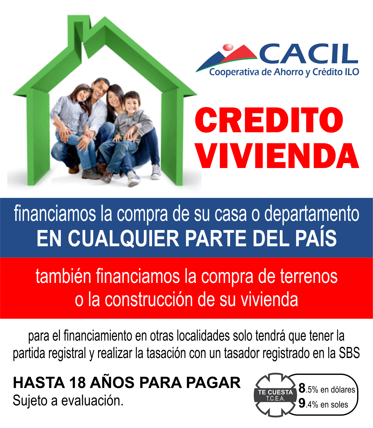 Compre casa,... - CACIL - Cooperativa de Ahorro y Crédito Ilo | Facebook