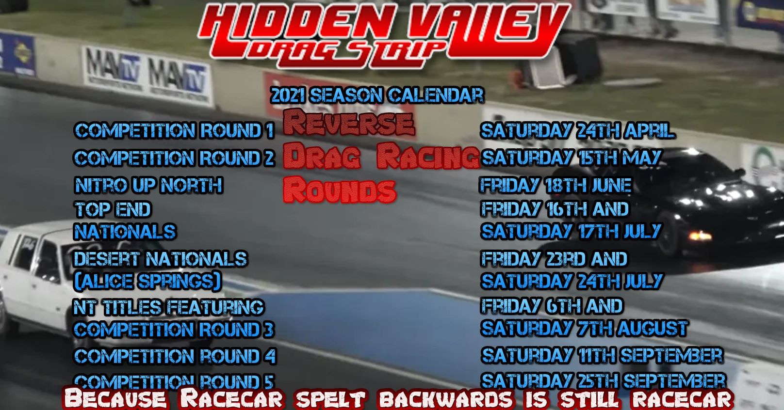 Hidden Valley Drag Strip - HVDRA are proud to present a new format of ...