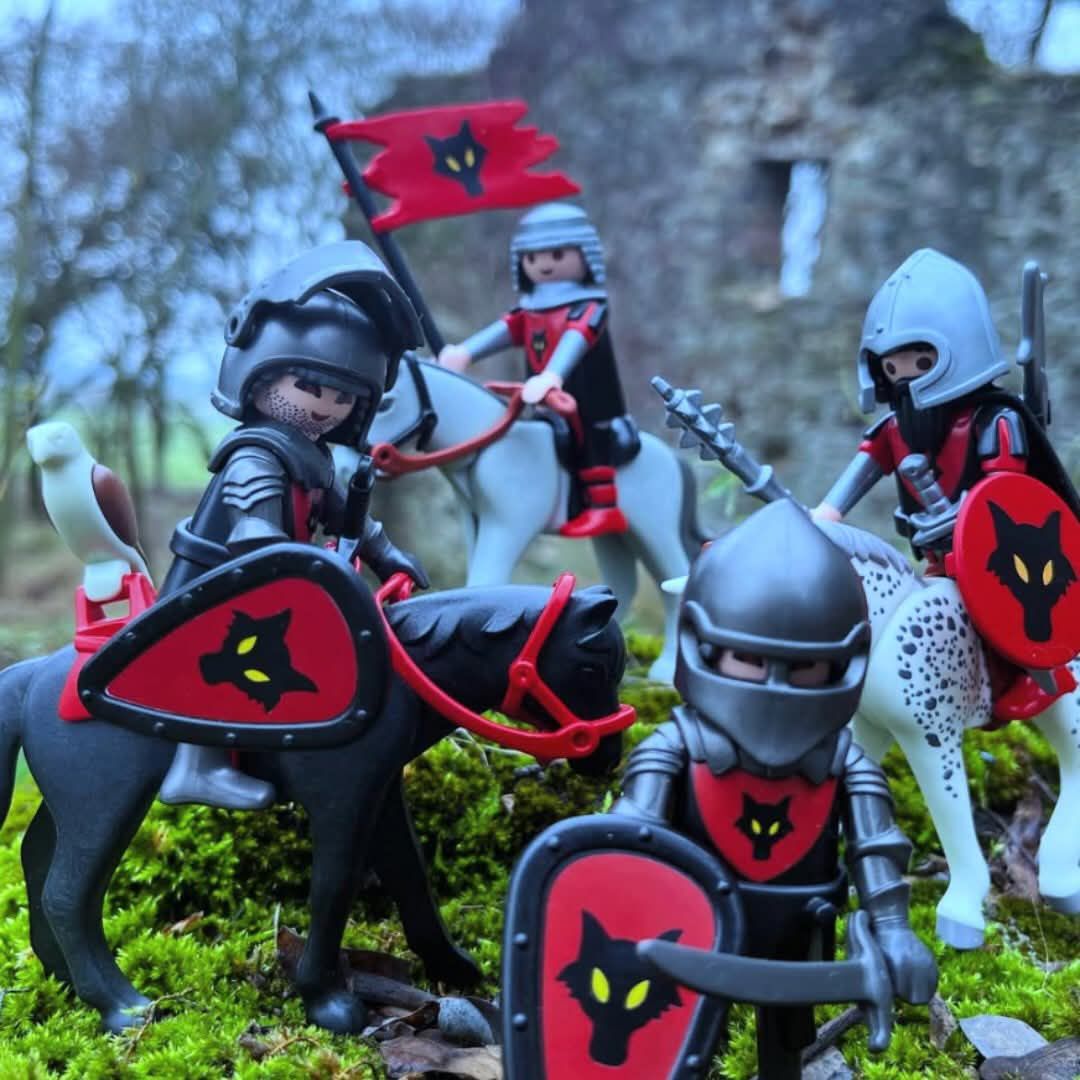 PLAYMOBIL X3 TÊTES Patch Gallo Romain Pirate Chevalier Médiéval Belen
