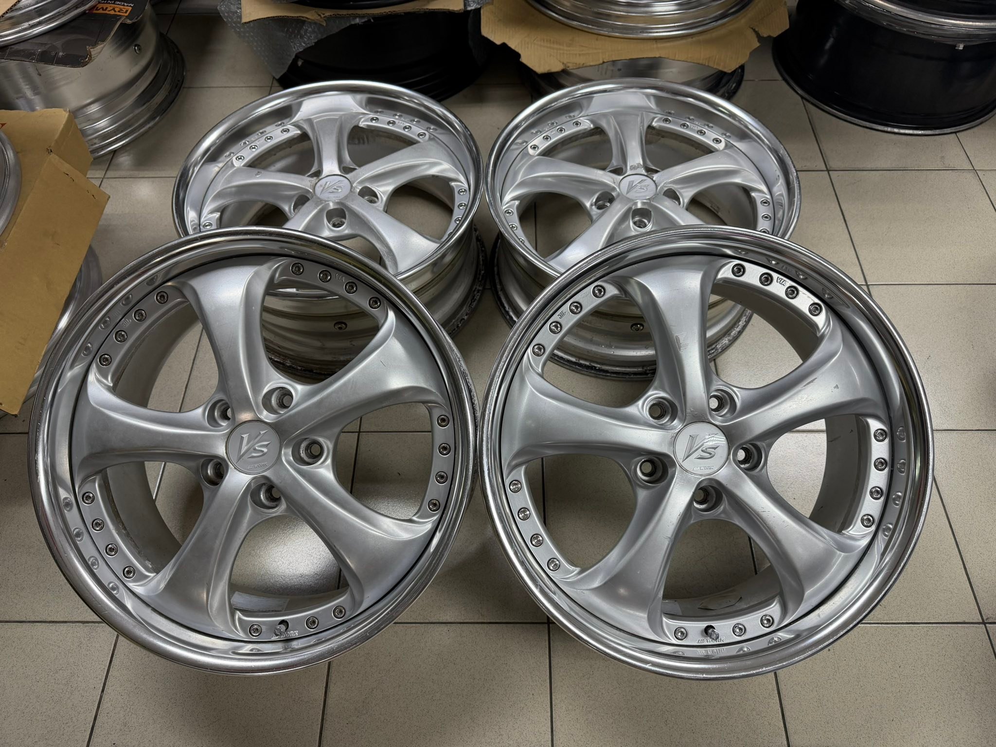 19] WORK SCHWERT SC4 #ORIGINAL_MADE_IN_JAPAN 19x8.5 ET38 19x9.5