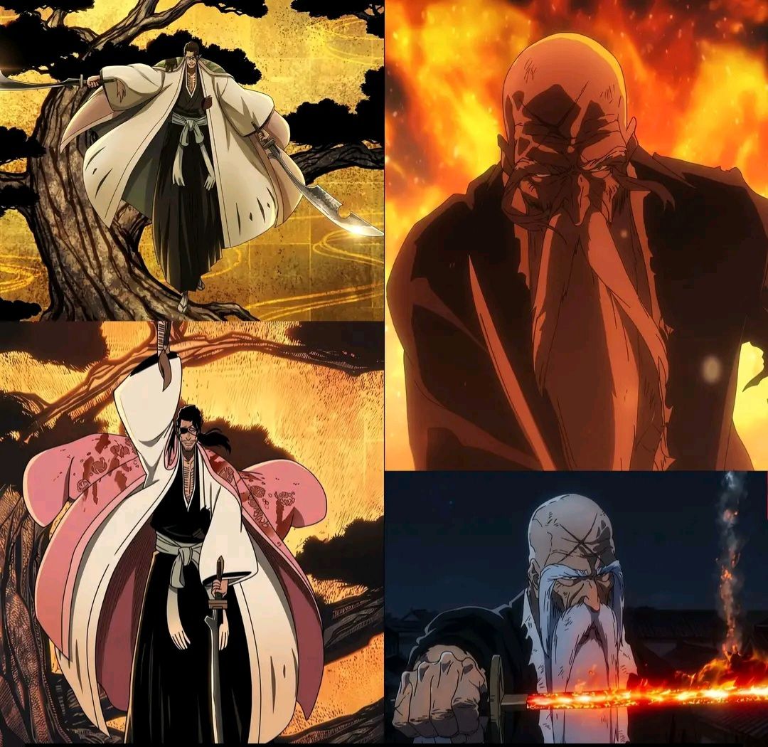 What happens when Yamamoto's Zanka no Tachi meets Shunsui's Katen
