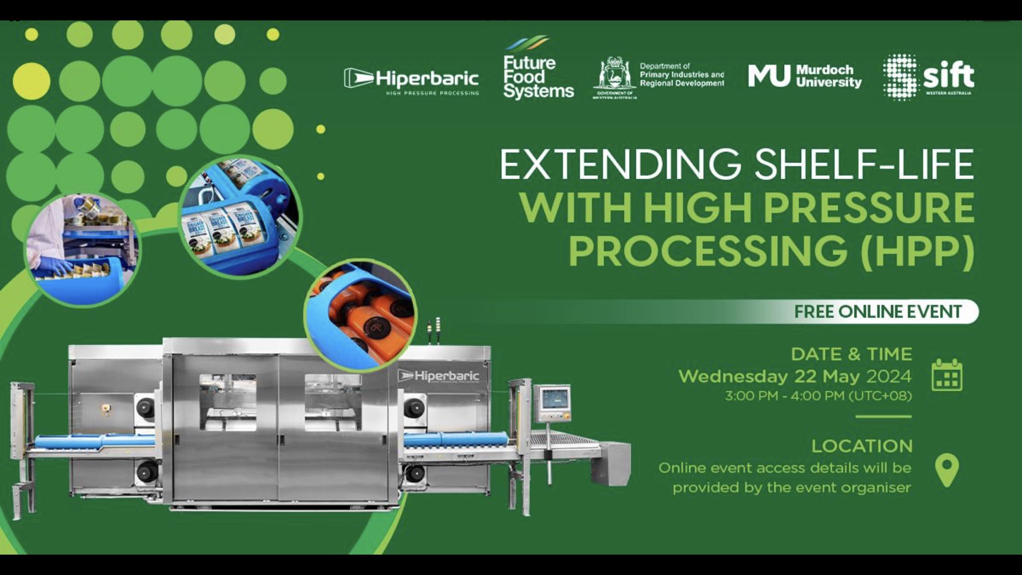 Food - High Pressure Processing is a globally important mature food ...