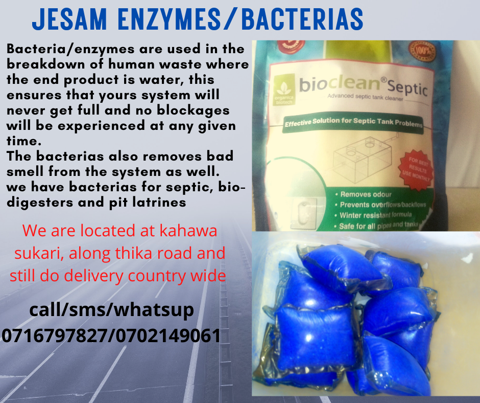 jesam enzymes/bacterias... - Jesam Builders & Contractors Ltd