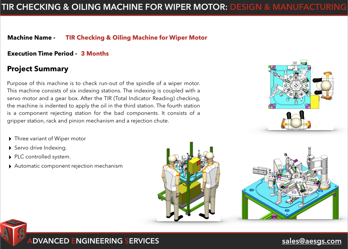 Advanced Engineering Services - Success Story : TIR Checking & Oiling ...