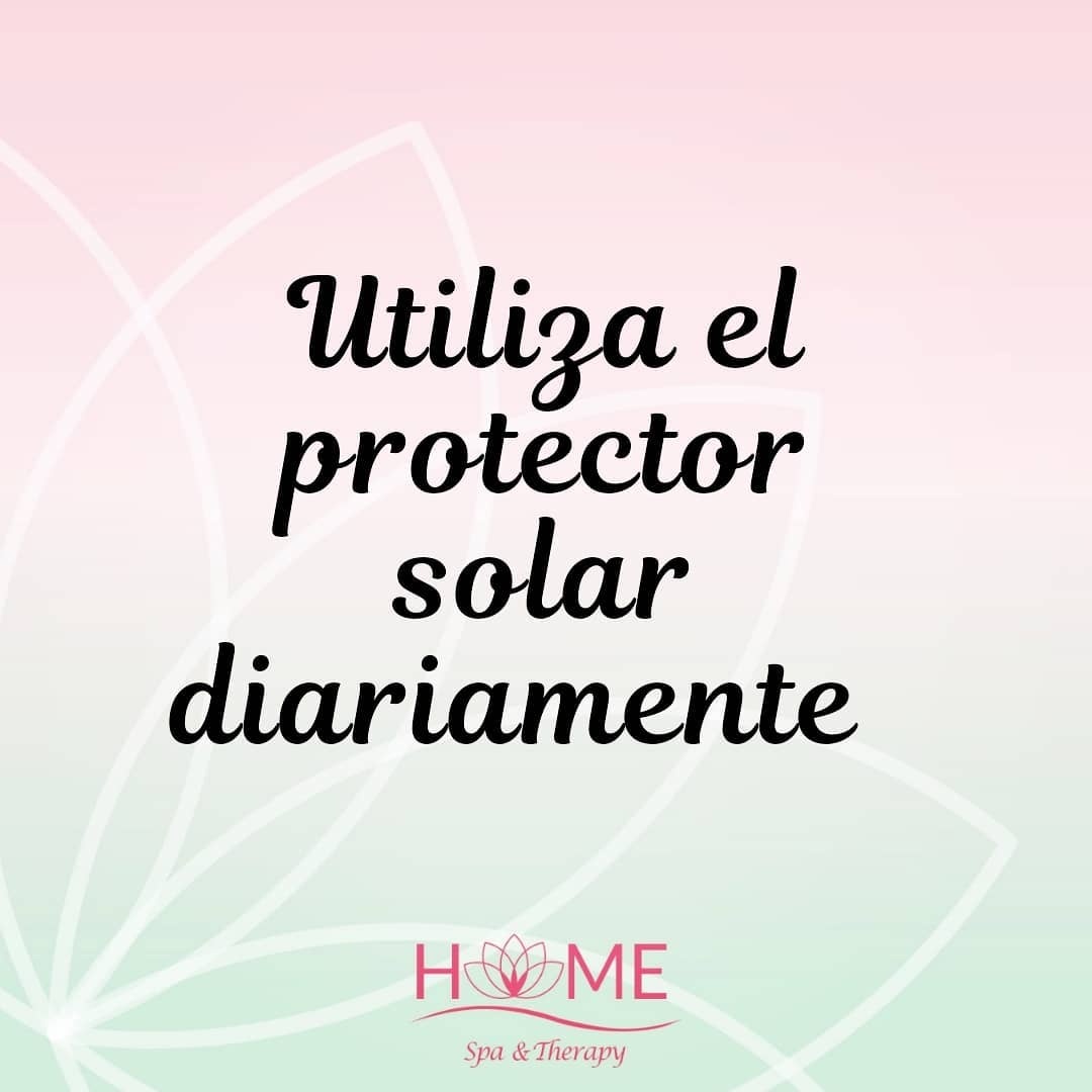 Home Spa Therapy - ️ Utiliza el Protector Solar.. DIARIAMENTE ️ ...