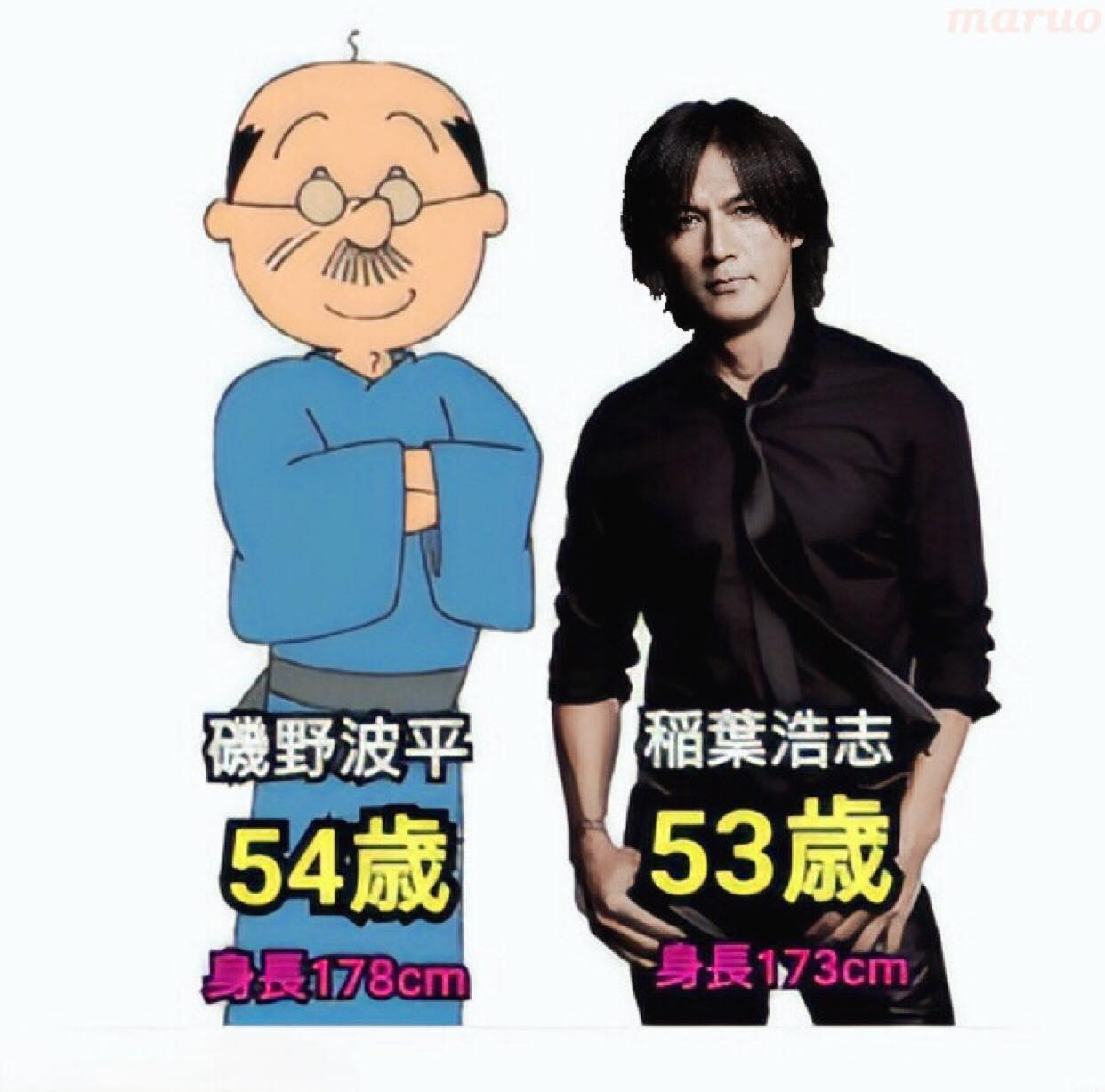 稲葉 浩志 身長