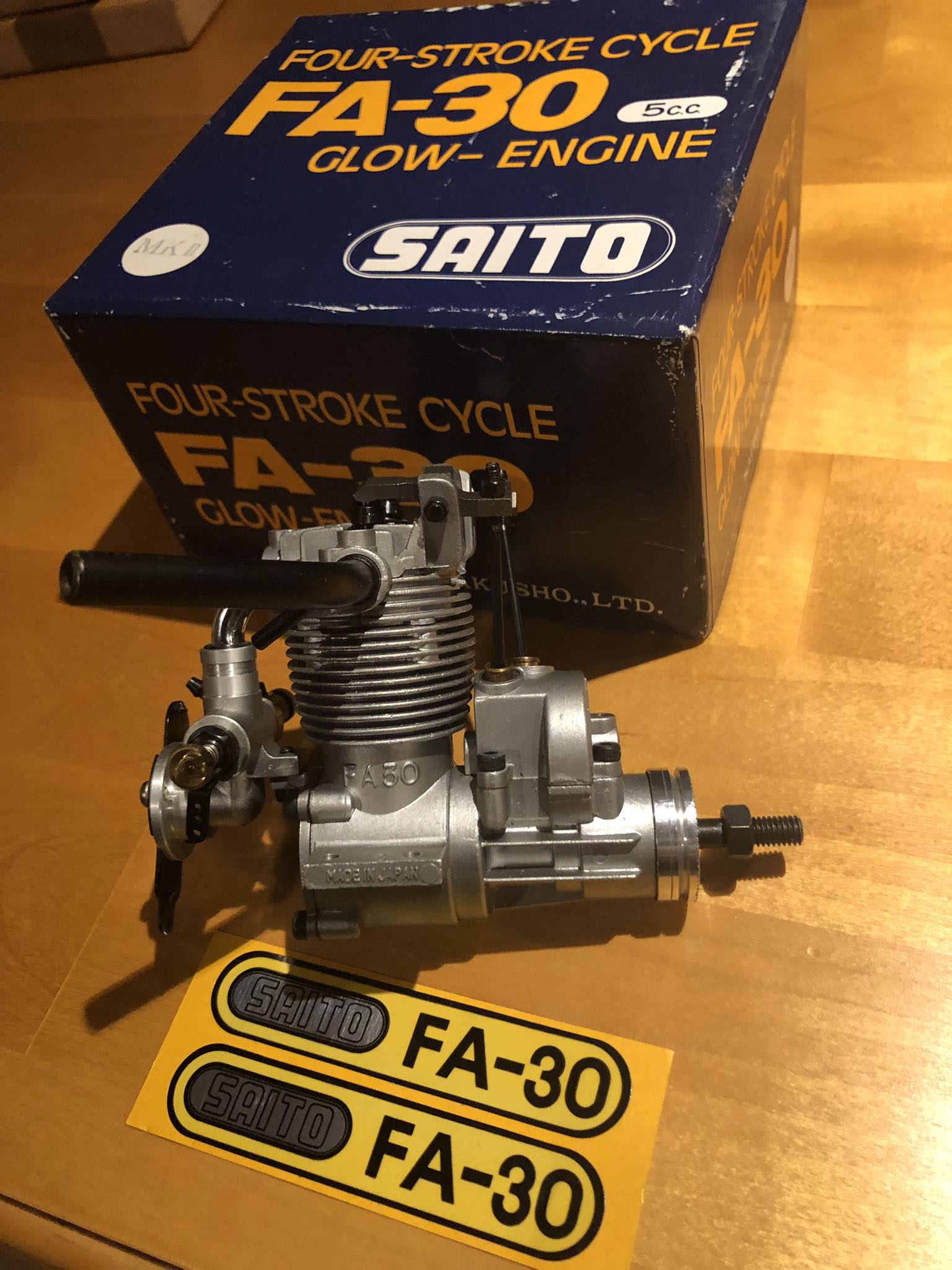 Open Rocker! FOUR-STROKECYC FOUR-STROKE CYCLĘ FA-30 5cC GLOW- GLOW